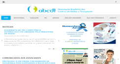 Desktop Screenshot of abcdt.org.br