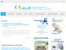 Tablet Screenshot of abcdt.org.br